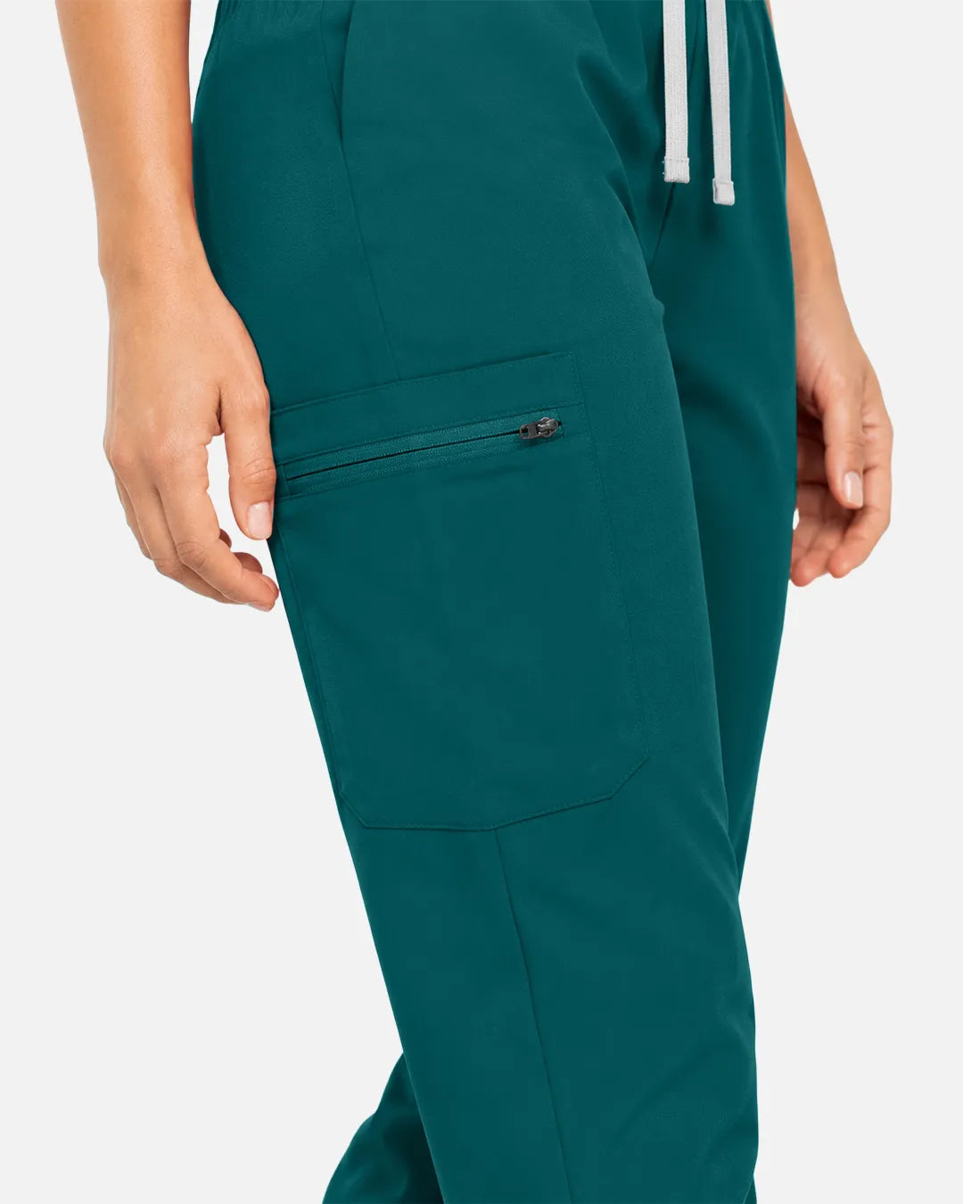 Dark green Eipnare Women's Classic Jogger Scrub Pants - Stretch Medical Scrubs for Women