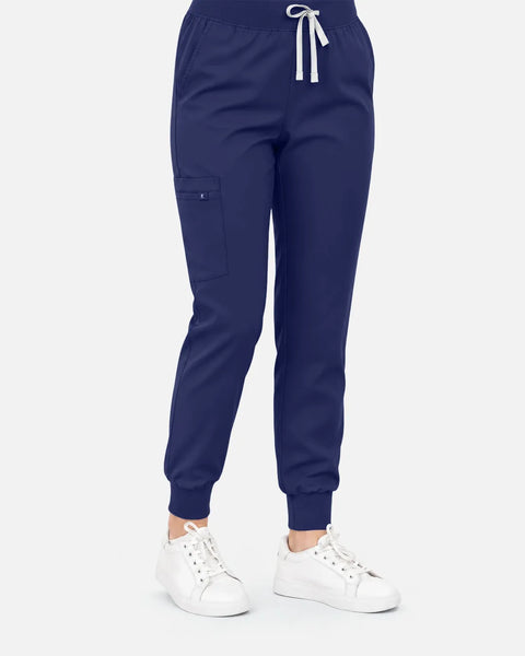 Eipnare Women's Classic Jogger Uniform Pants - Navy Blue