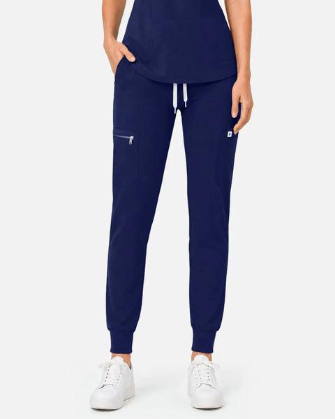 Eipnare Women's Cargo Jogger Uniform Pants - Navy Blue