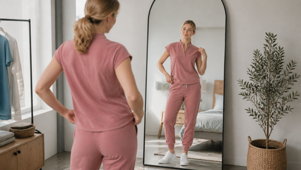 Editorial cover for Scrubs for Curvy Figures: Getting the Waist and Hip Right