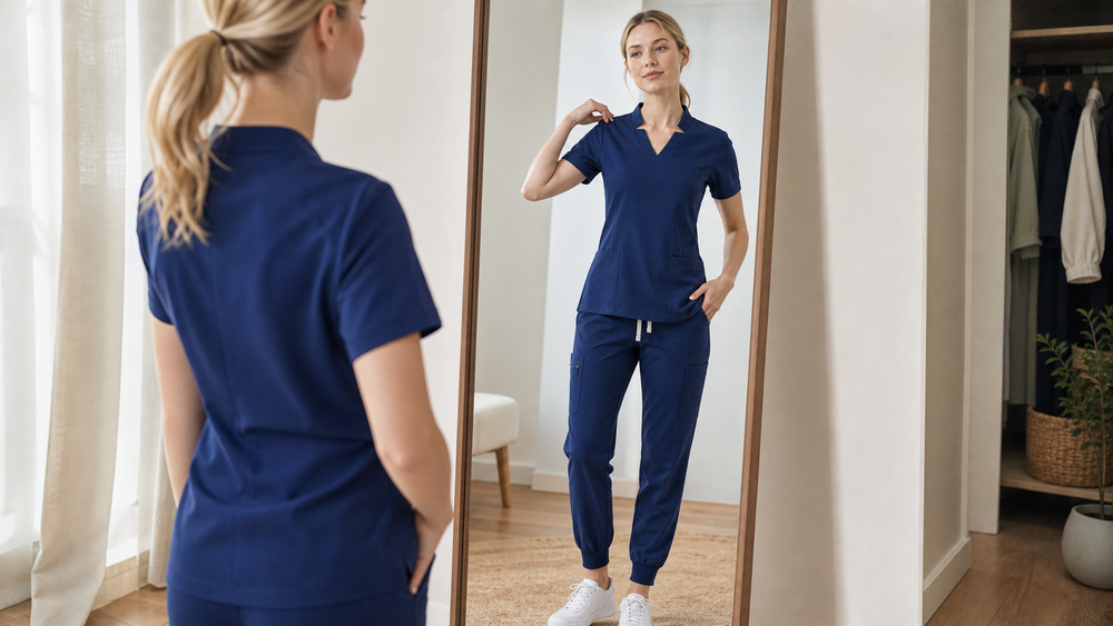Editorial cover for Scrubs for Petite Women: Fixing Length Without Losing Fit