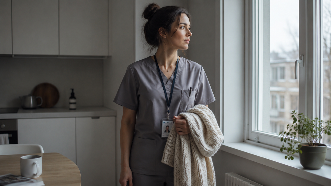 What to Wear Under Scrubs (and the Long-Sleeve Catch Nobody Mentions)