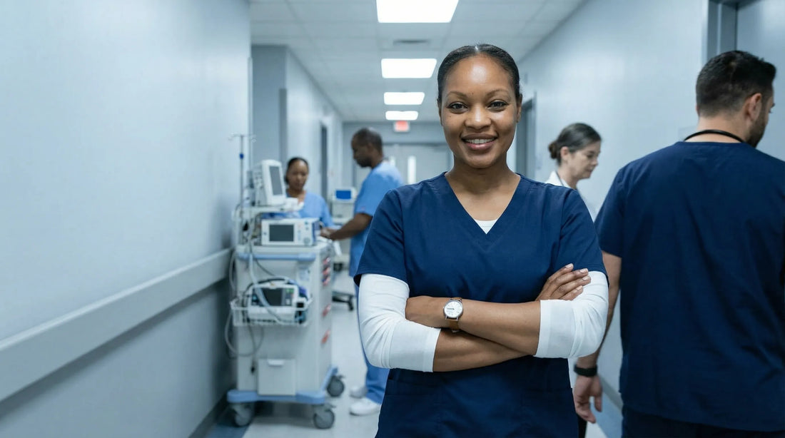 How to Wear Navy Scrubs Without Looking Flat
