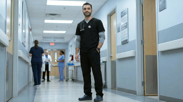 A Better Way to Style Black Scrubs for Clinical Work