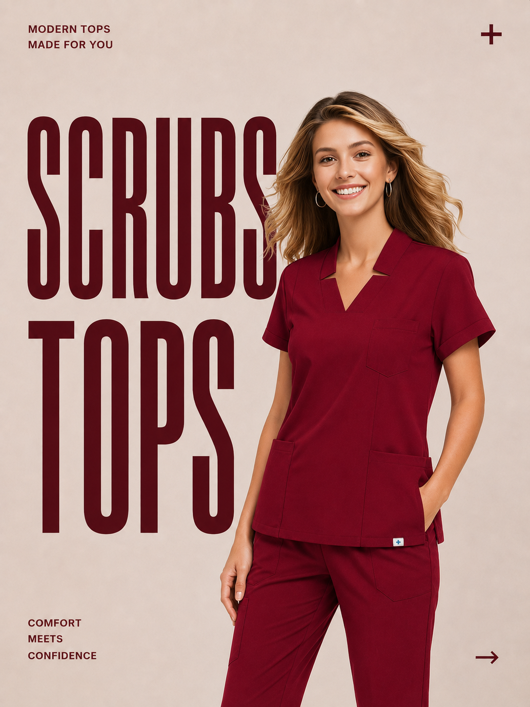 SCRUBS TOPS
