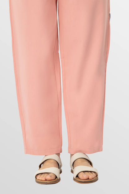 Pink Eipnare Women's V-Neck Split 9-Pocket Slim Fit Scrub Set - Stretch Medical Scrubs for Women