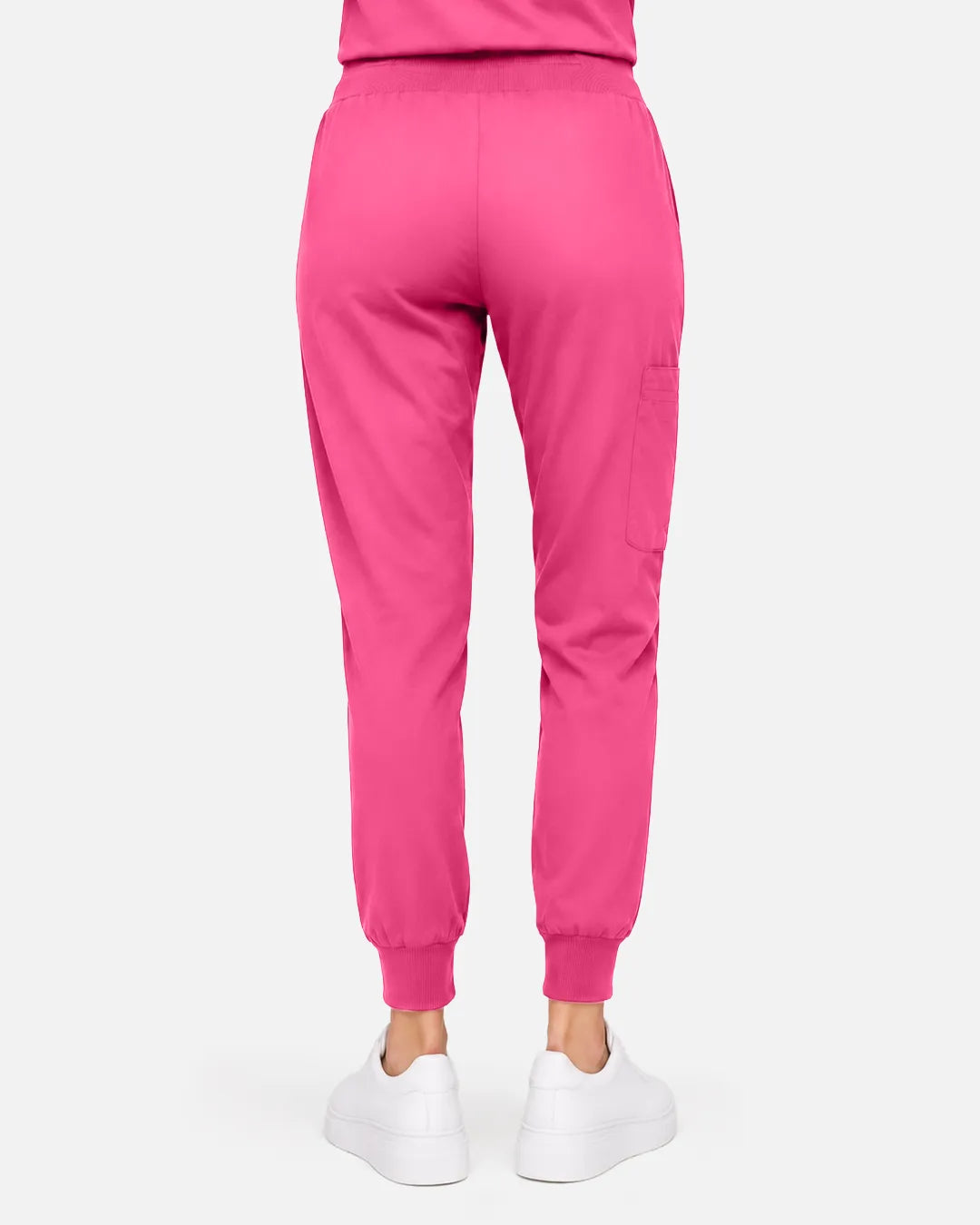 Azalea pink Eipnare Women's Classic Jogger Scrub Pants - Stretch Medical Scrubs for Women