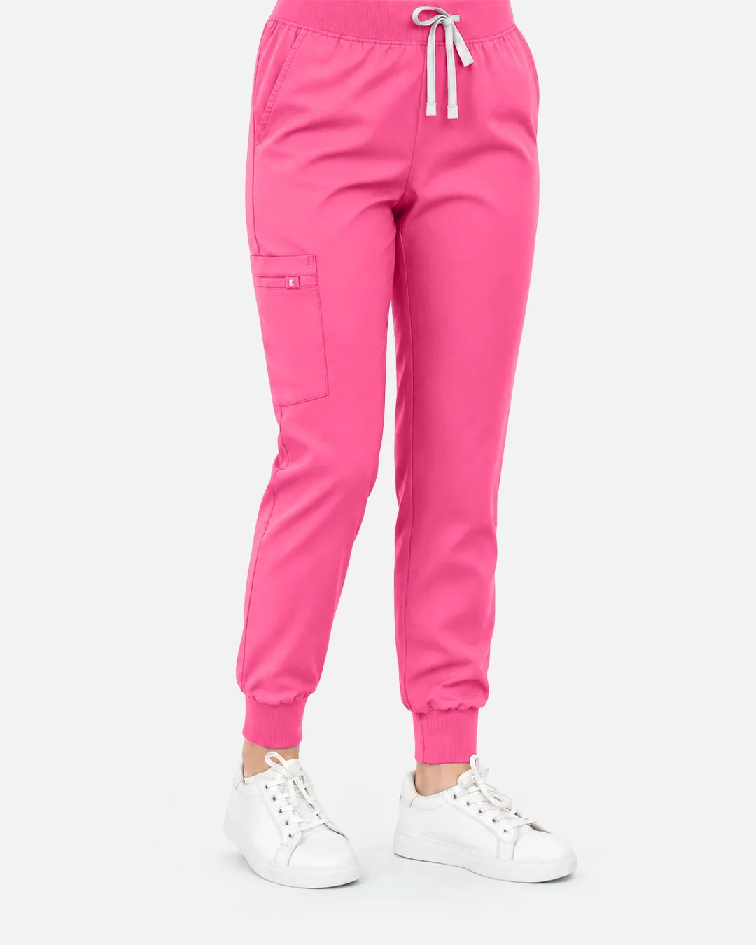 Azalea pink Eipnare Women's Classic Jogger Scrub Pants - Stretch Medical Scrubs for Women