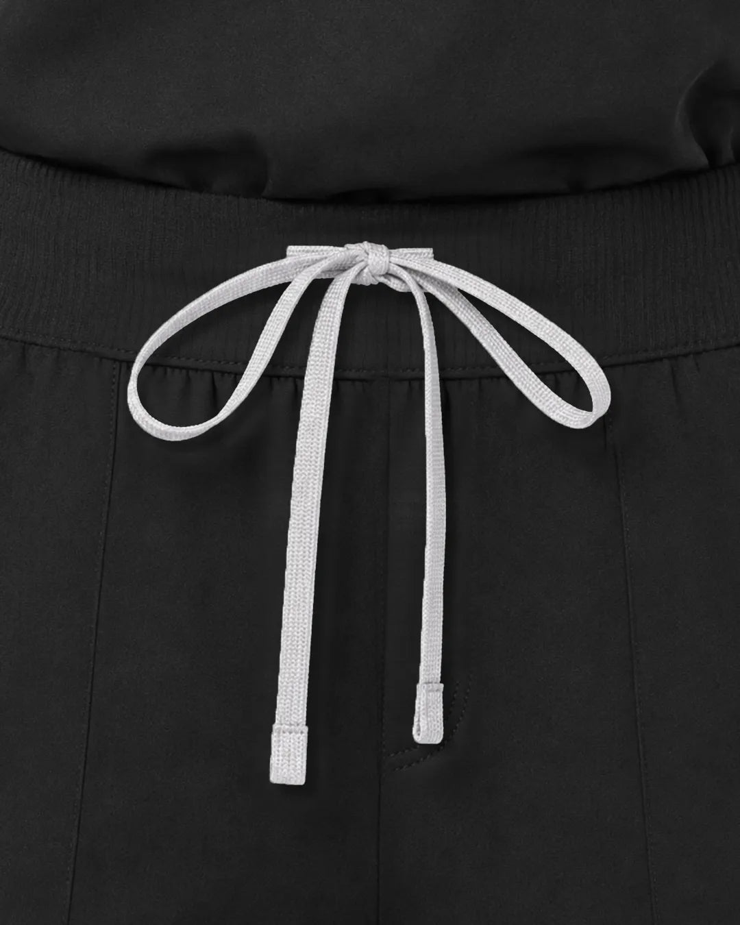 Black Eipnare Women's Woven Straight-Leg Scrub Pants - Stretch Medical Scrubs for Women