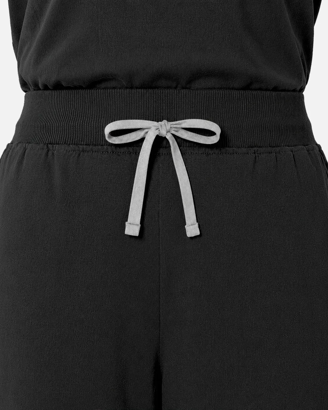 Black Eipnare Women's Tapered Jogger Scrub Pants - Stretch Medical Scrubs for Women