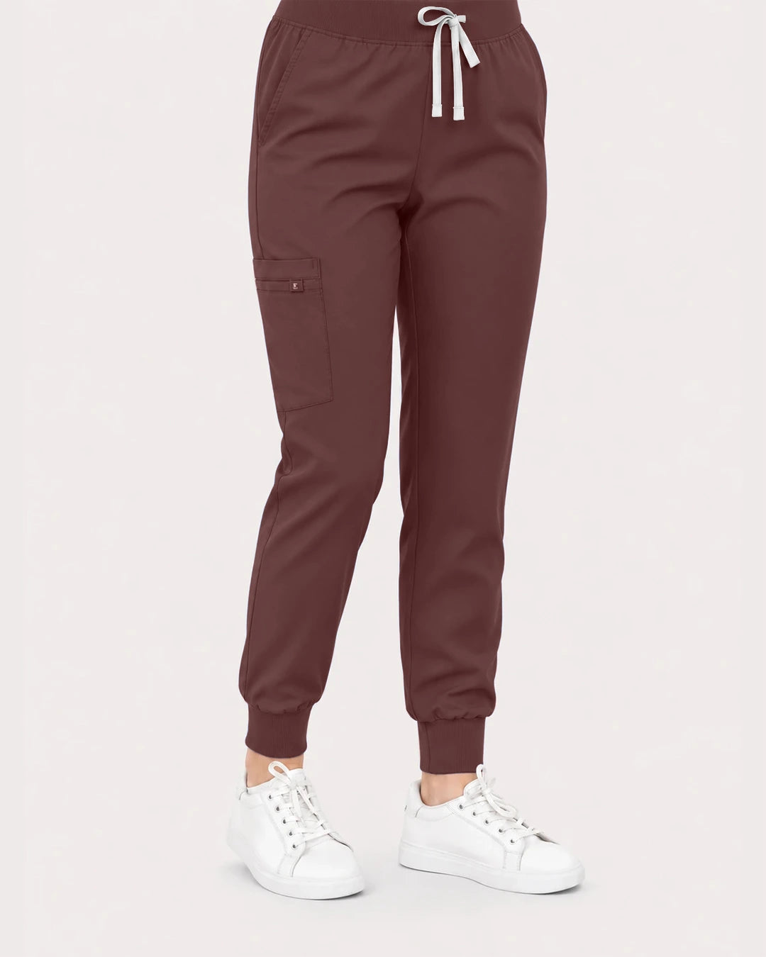 Coffee Eipnare Women's Classic V-Neck Jogger Scrub Set - Stretch Medical Scrubs for Women