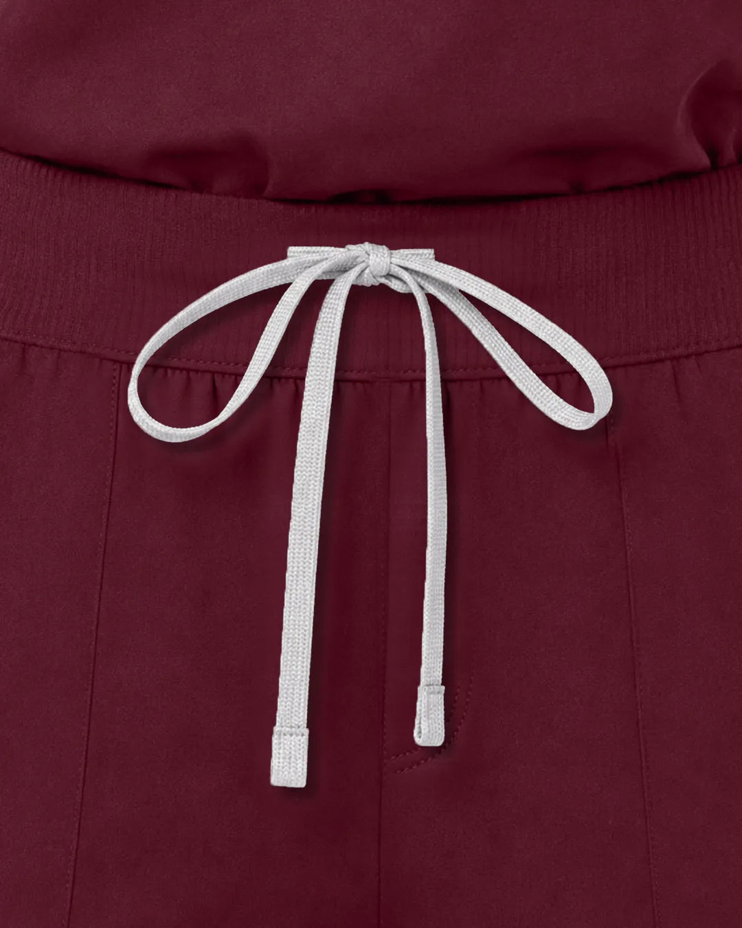 Burgundy Red Eipnare Women's Woven Straight-Leg Scrub Pants - Stretch Medical Scrubs for Women