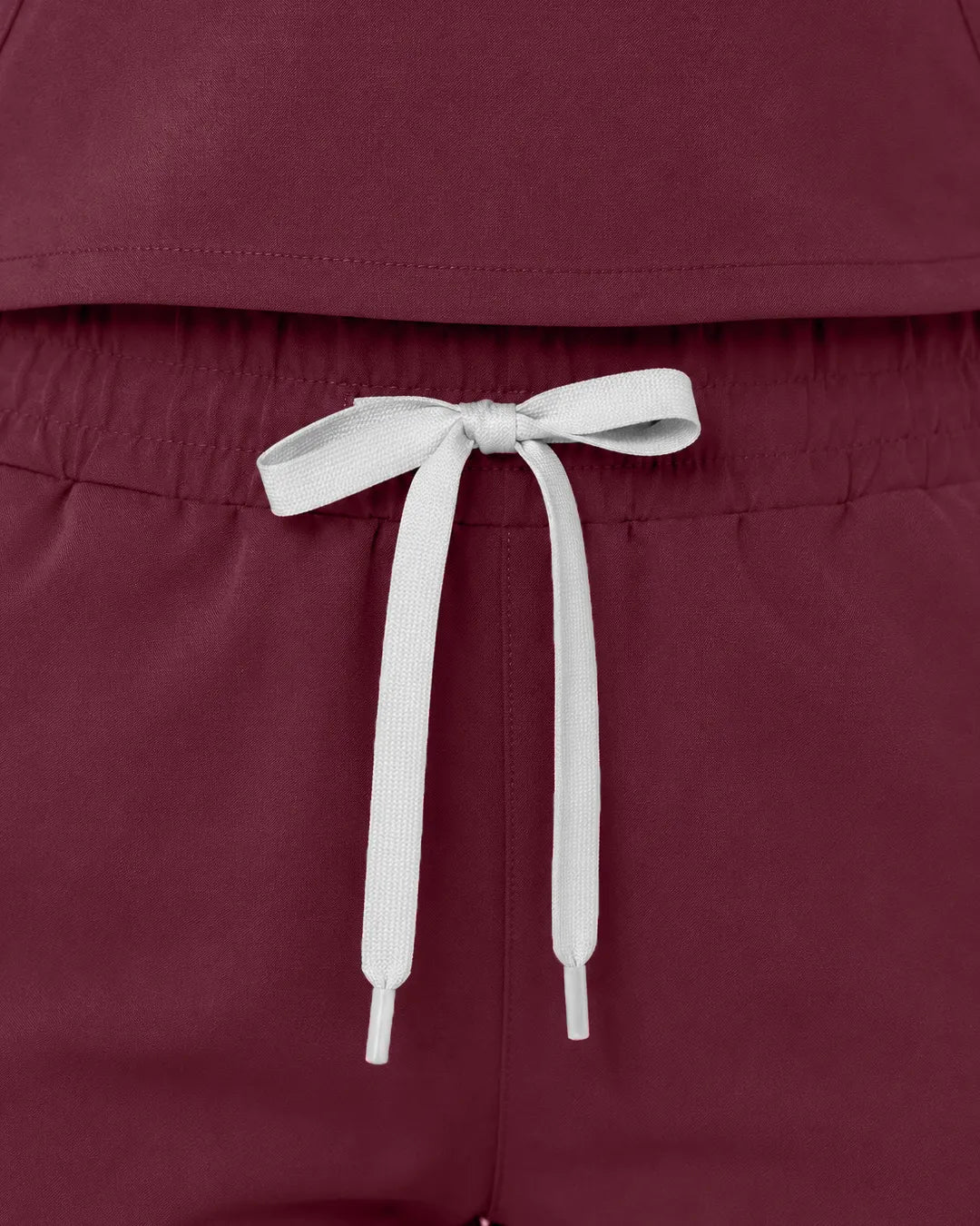 Burgundy Red Eipnare Women's Cargo Jogger Scrub Pants - Stretch Medical Scrubs for Women