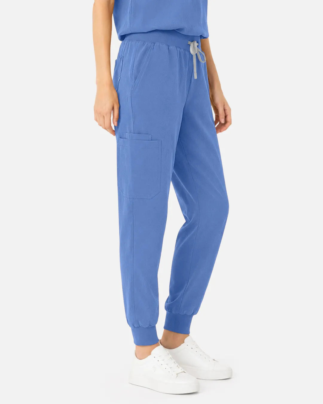 Ceil Blue Eipnare Women's Tapered Jogger Scrub Pants - Stretch Medical Scrubs for Women