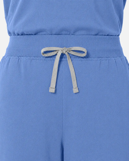Ceil Blue Eipnare Women's Tapered Jogger Scrub Pants - Stretch Medical Scrubs for Women