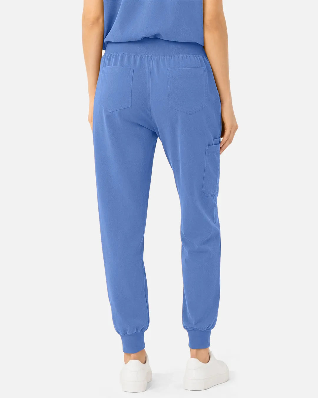 Ceil Blue Eipnare Women's Tapered Jogger Scrub Pants - Stretch Medical Scrubs for Women