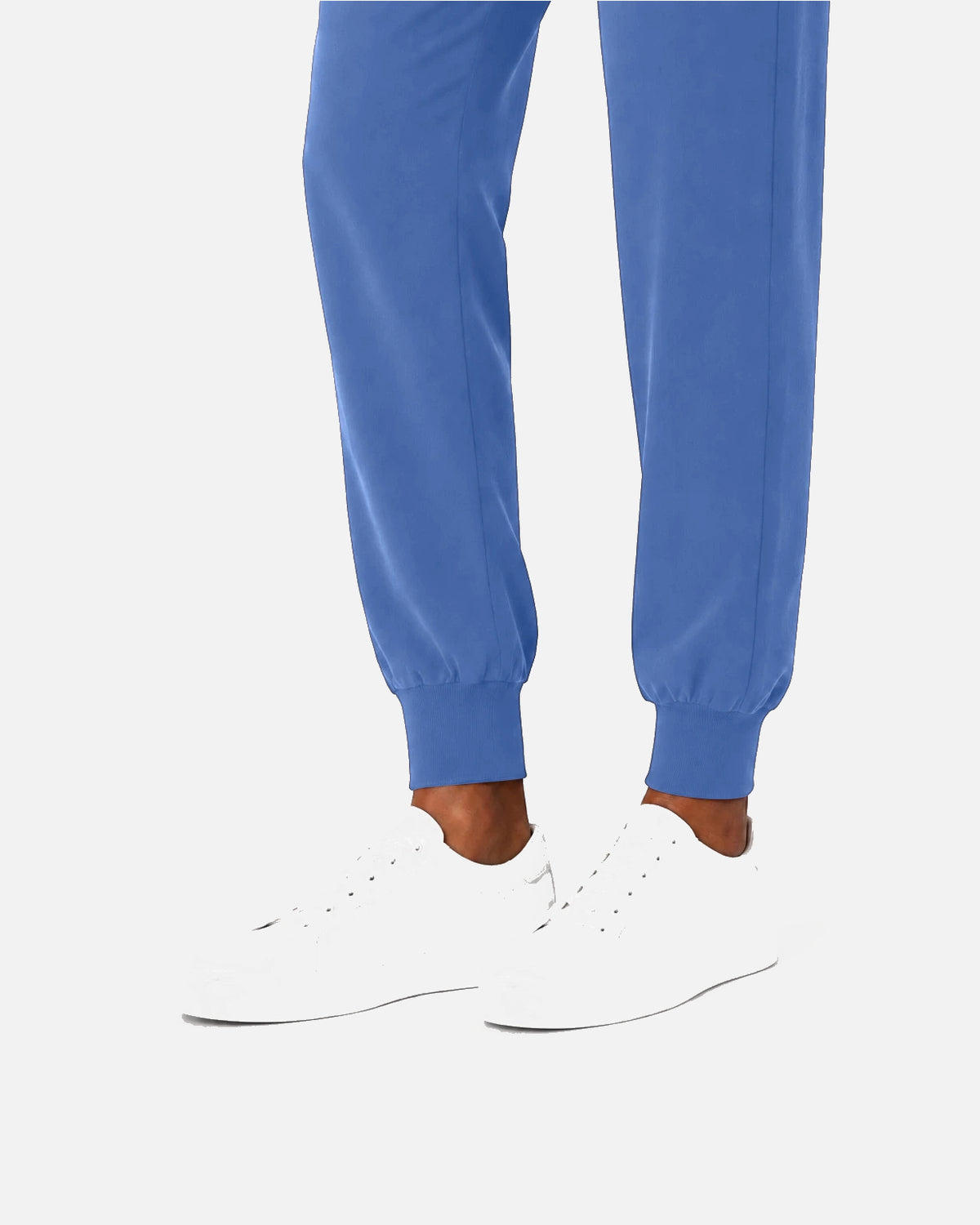 Ceil Blue – Eipnare Women's Sleeveless Mandarin Collar Jogger Uniform Set – product image 07