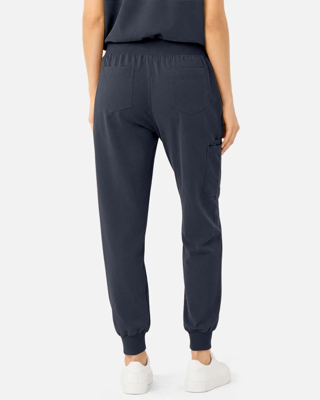 Charcoal grey Eipnare Women's Tapered Jogger Scrub Pants - Stretch Medical Scrubs for Women