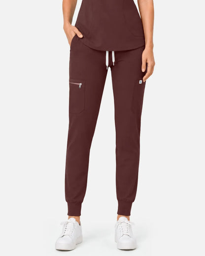 Coffee Eipnare Women's Cargo Jogger Scrub Pants - Stretch Medical Scrubs for Women