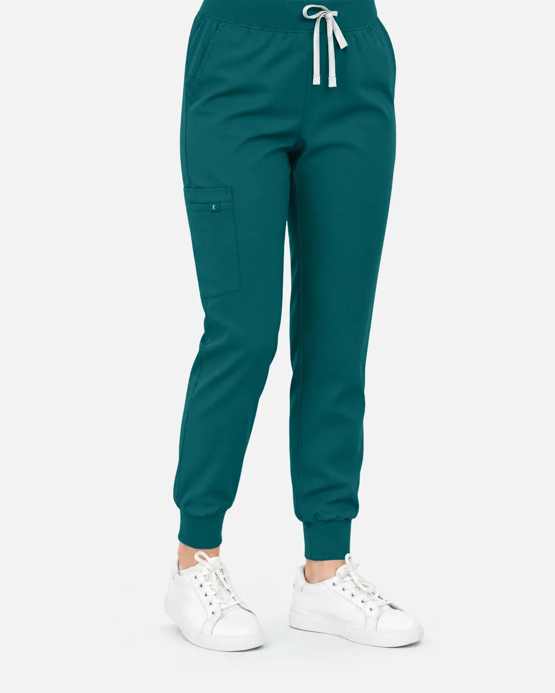 Dark green Eipnare Women's Classic Jogger Scrub Pants - Stretch Medical Scrubs for Women