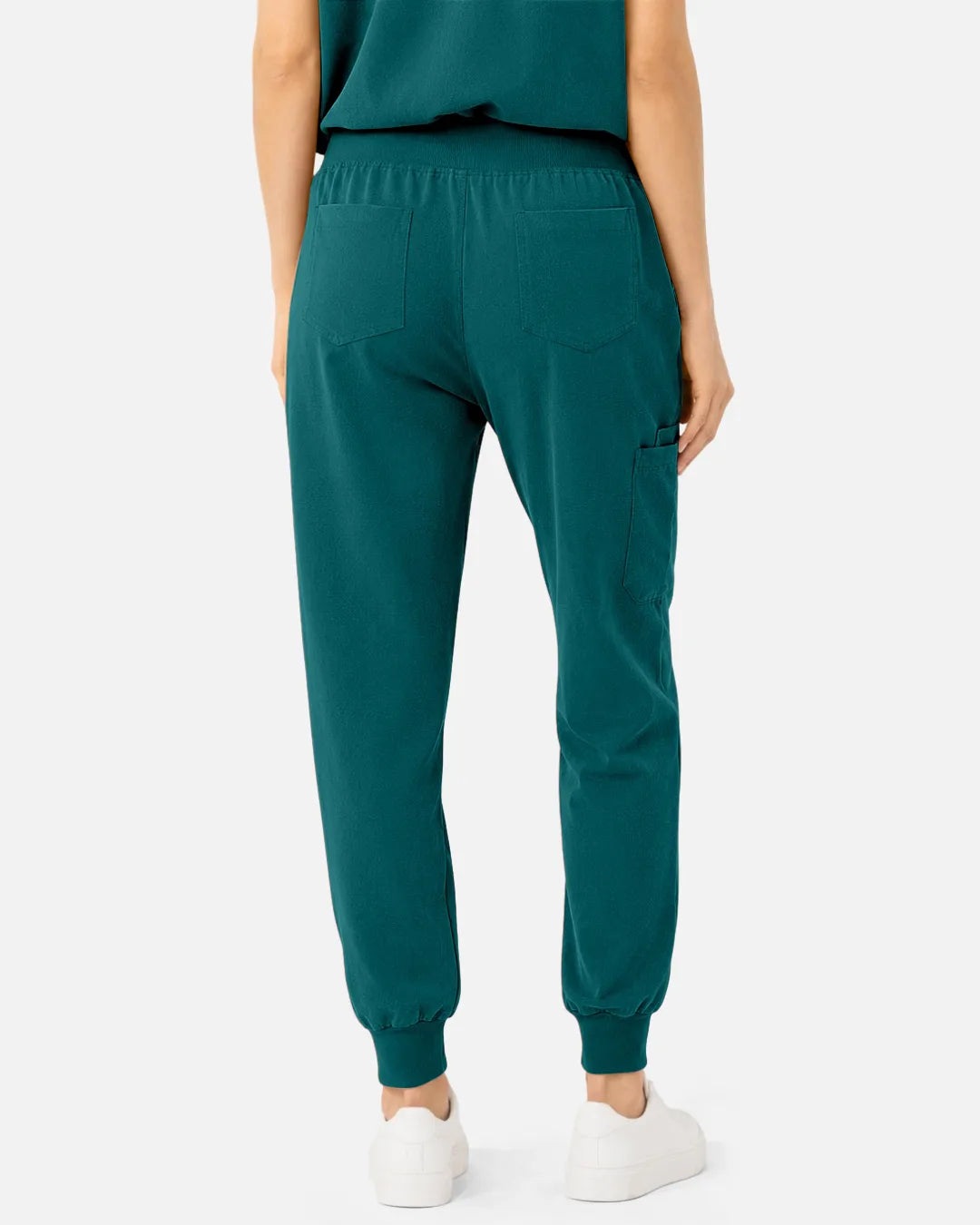 Dark green Eipnare Women's Tapered Jogger Scrub Pants - Stretch Medical Scrubs for Women