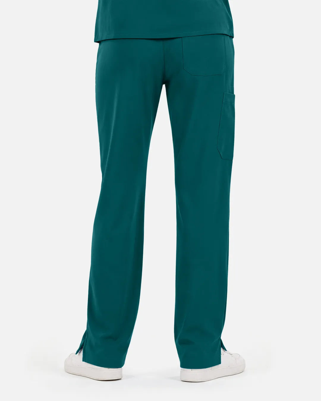 Dark green Eipnare Women's Straight-Leg Cargo Scrub Pants - Stretch Medical Scrubs for Women