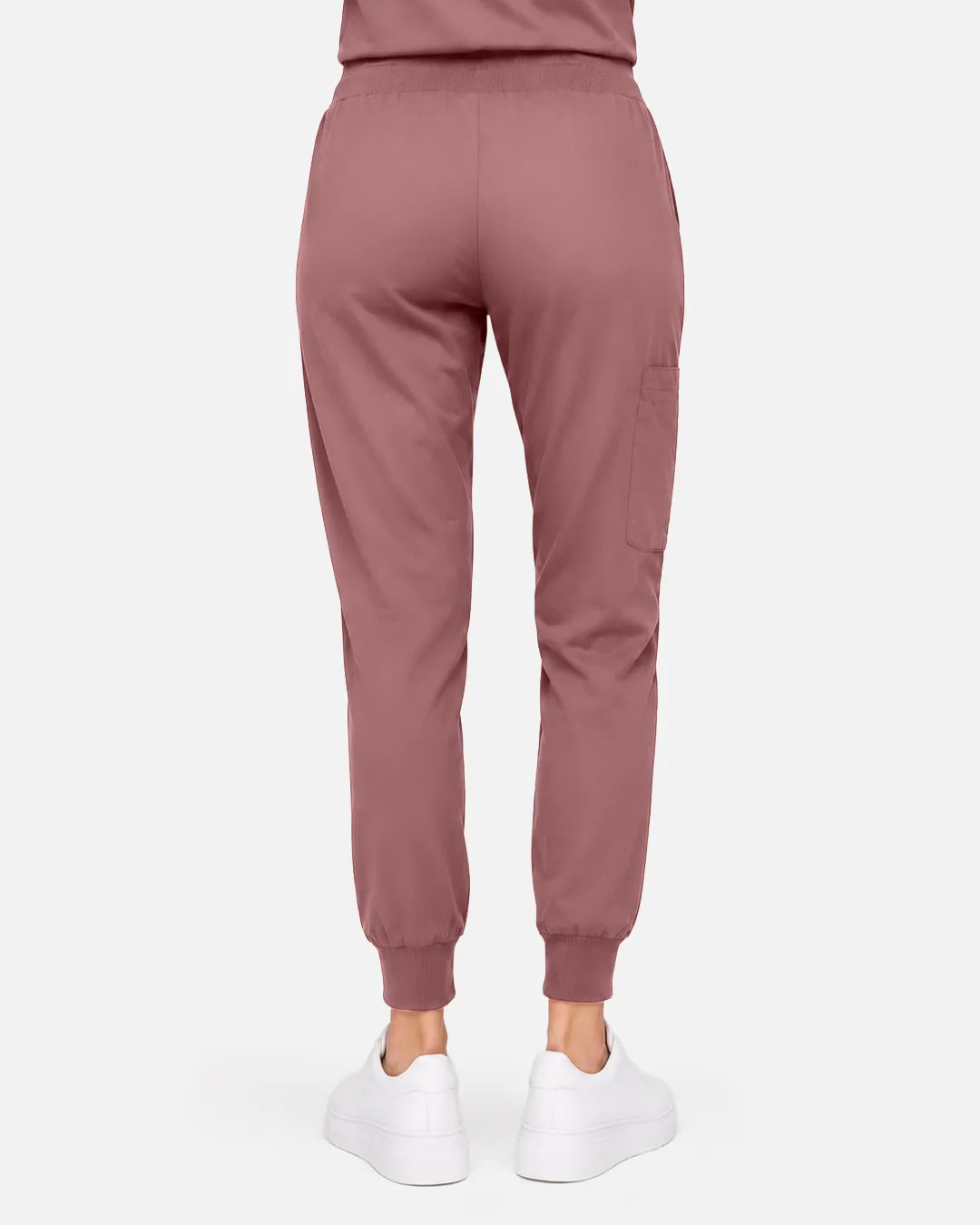 Flesh Pink Eipnare Women's Classic Jogger Scrub Pants - Stretch Medical Scrubs for Women