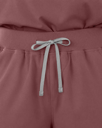 Flesh Pink Eipnare Women's Straight-Leg Cargo Scrub Pants - Stretch Medical Scrubs for Women