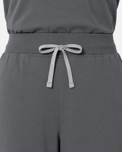 Heather grey Eipnare Women's Tapered Jogger Scrub Pants - Stretch Medical Scrubs for Women