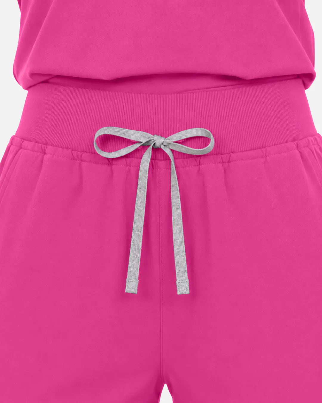 Hot pink Eipnare Women's Multi-Pocket Jogger Scrub Pants - Stretch Medical Scrubs for Women