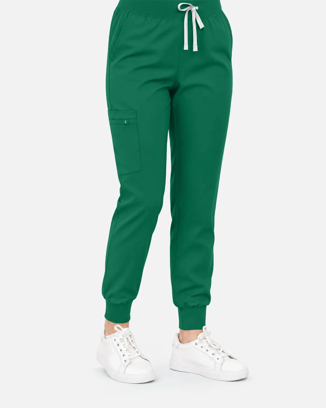 Hunter green Eipnare Women's Classic Jogger Scrub Pants - Stretch Medical Scrubs for Women
