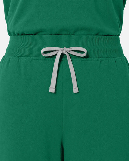 Hunter green Eipnare Women's Tapered Jogger Scrub Pants - Stretch Medical Scrubs for Women