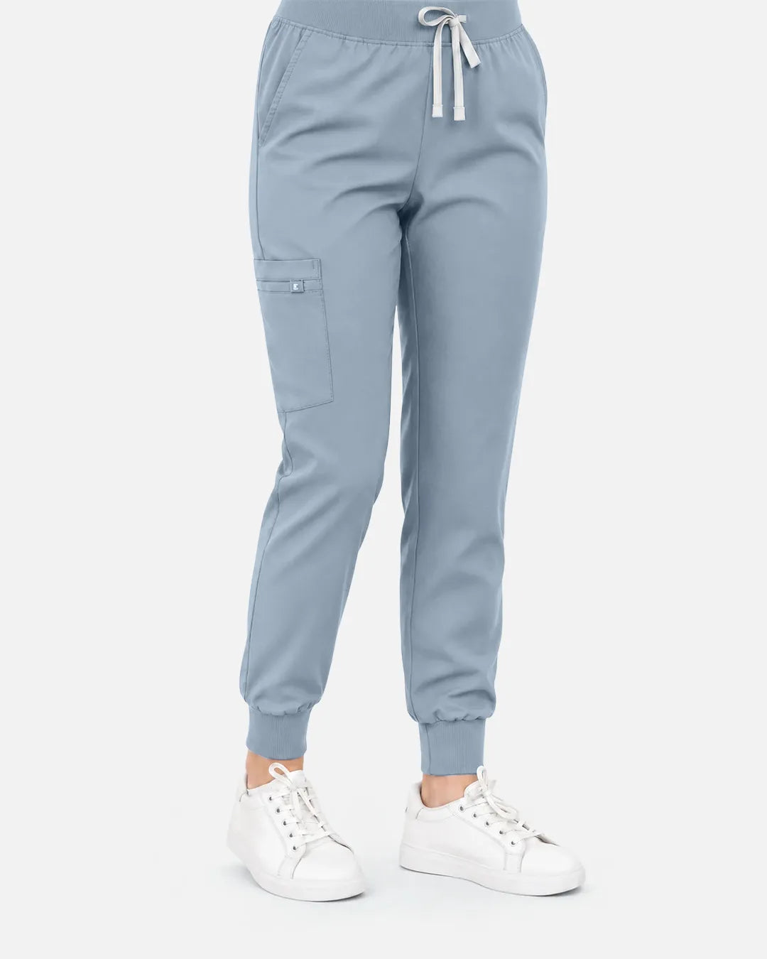 Light blue Eipnare Women's Classic Jogger Scrub Pants - Stretch Medical Scrubs for Women