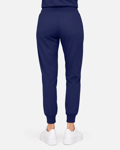 Navy Blue Eipnare Women's Classic Jogger Scrub Pants - Stretch Medical Scrubs for Women