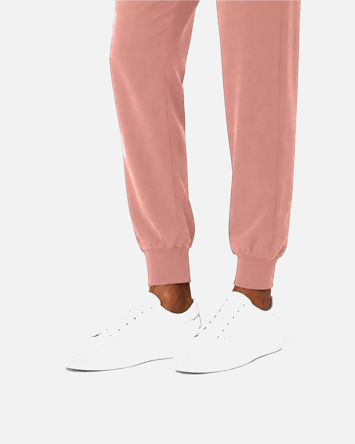 Pink – Eipnare Women's Sleeveless Mandarin Collar Jogger Uniform Set – product image 07