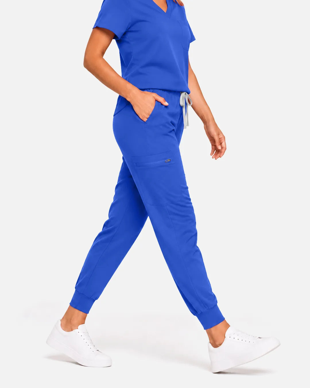 Royal Blue Eipnare Women's Classic Jogger Scrub Pants - Stretch Medical Scrubs for Women