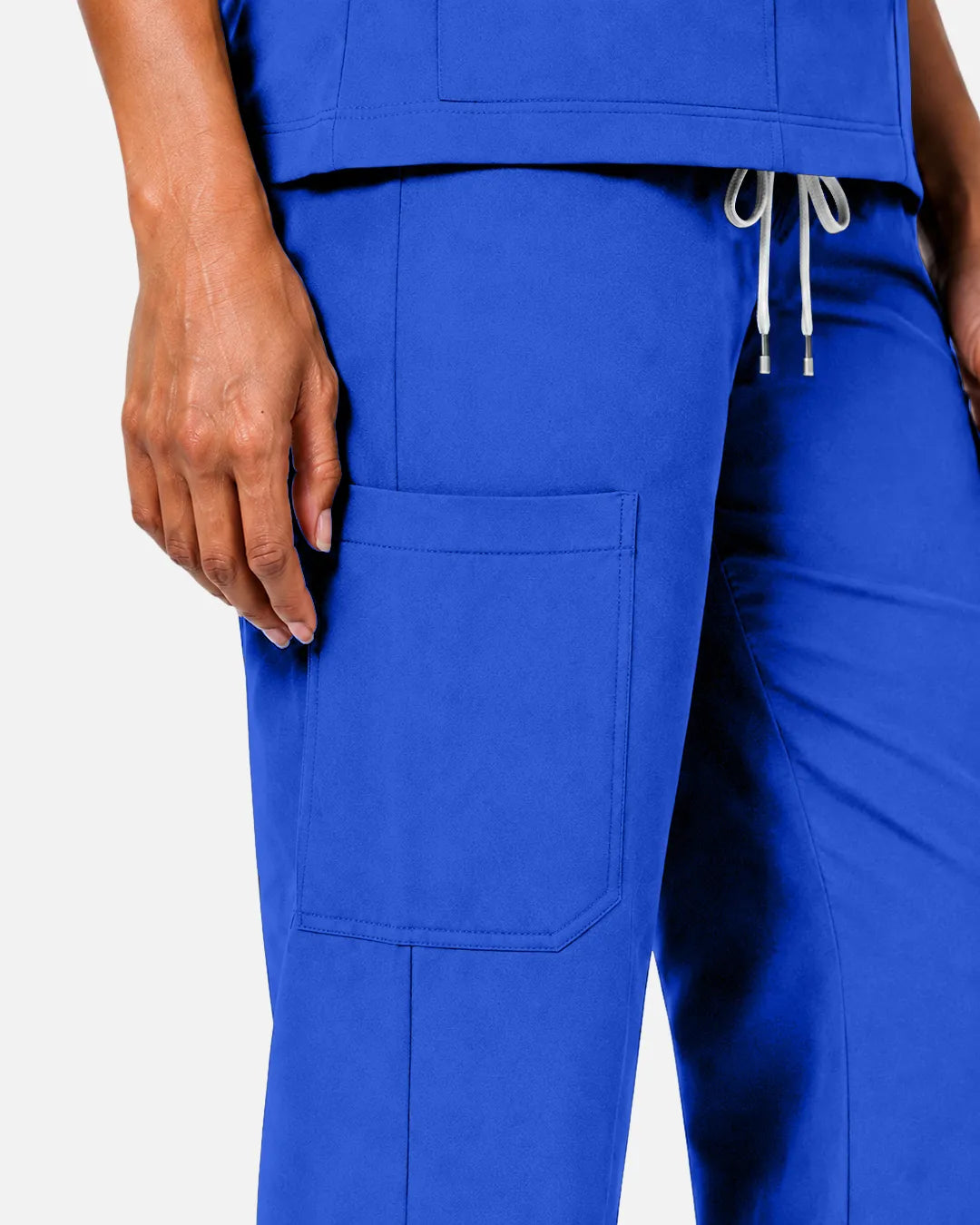 Royal Blue Eipnare Women's Woven Straight-Leg Scrub Pants - Stretch Medical Scrubs for Women