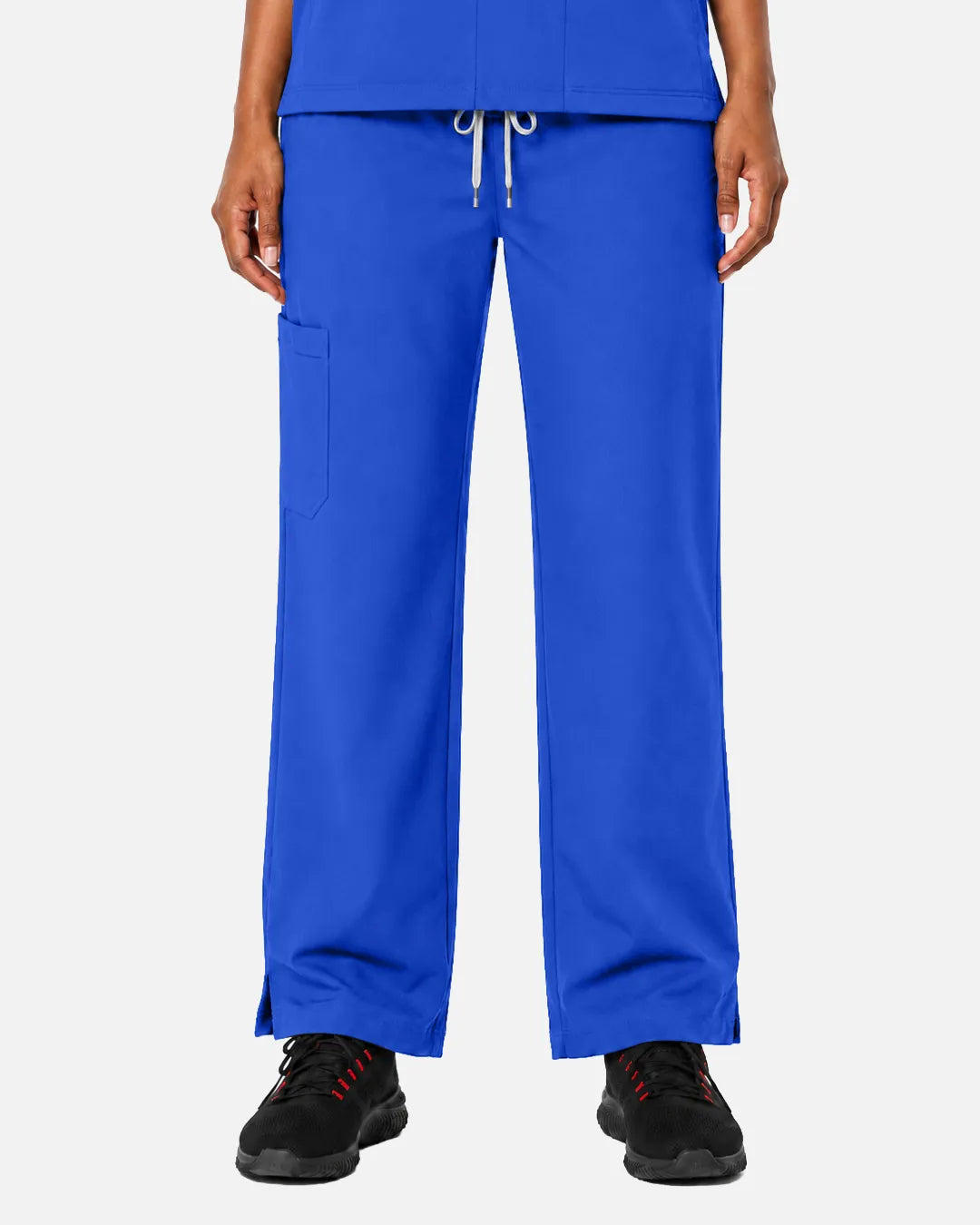 Royal Blue Eipnare Women's Woven Straight-Leg Scrub Pants - Stretch Medical Scrubs for Women