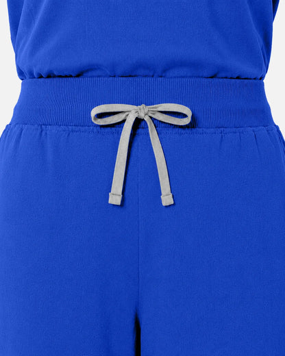 Royal Blue Eipnare Women's Tapered Jogger Scrub Pants - Stretch Medical Scrubs for Women
