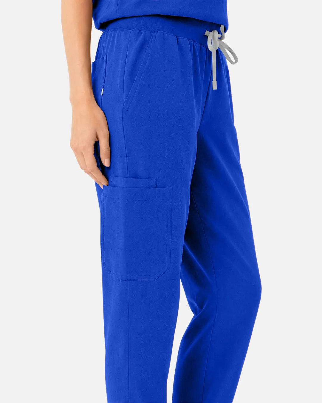 Royal Blue Eipnare Women's Tapered Jogger Scrub Pants - Stretch Medical Scrubs for Women