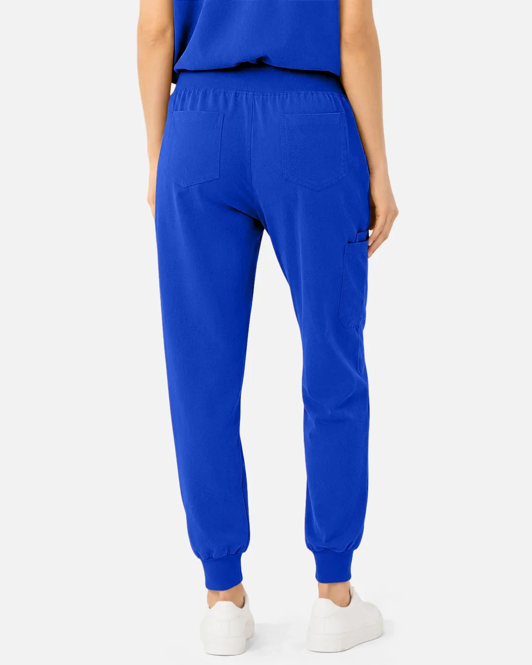 Royal Blue Eipnare Women's Tapered Jogger Scrub Pants - Stretch Medical Scrubs for Women