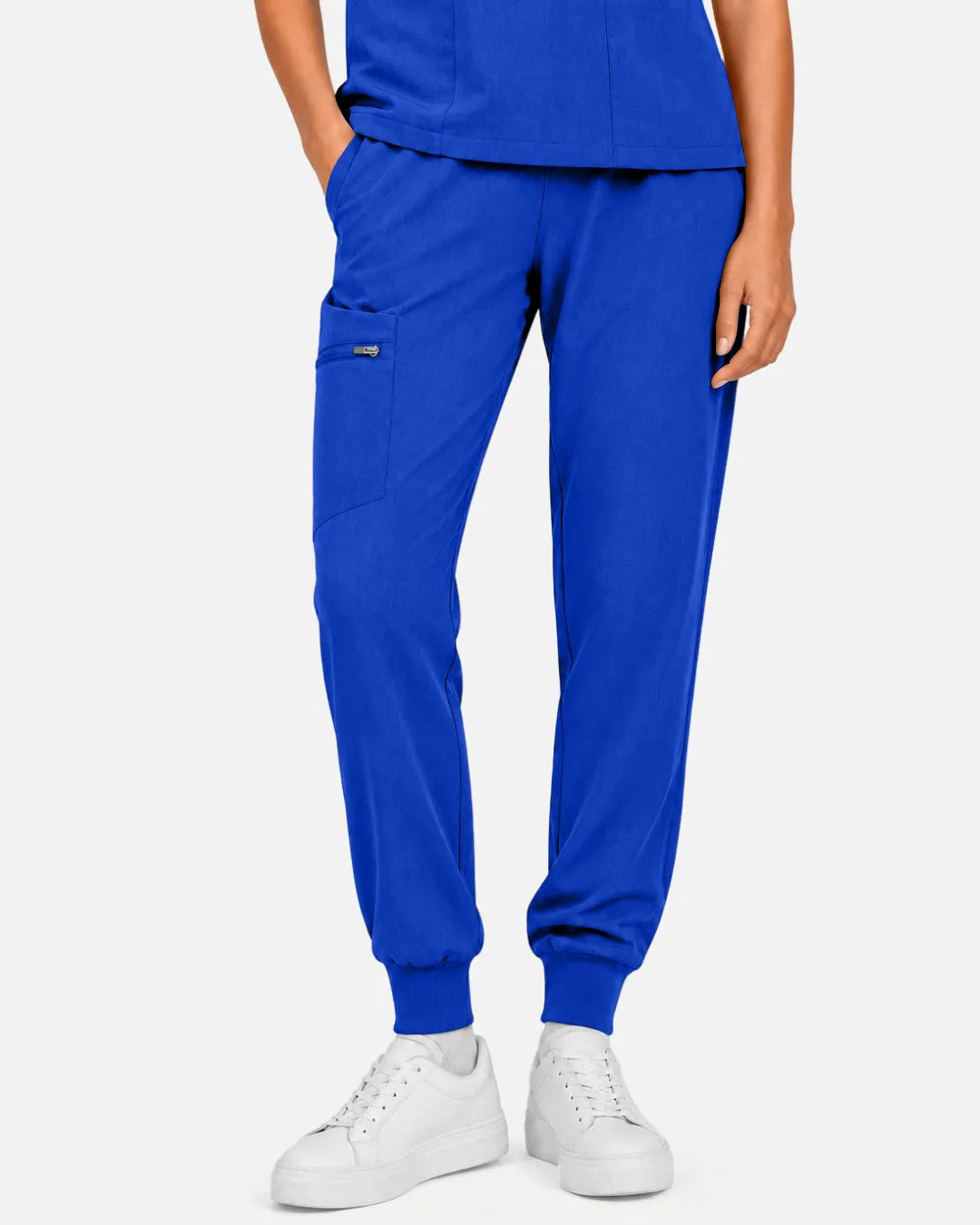 Royal Blue Eipnare Women's Multi-Pocket Jogger Scrub Pants - Stretch Medical Scrubs for Women