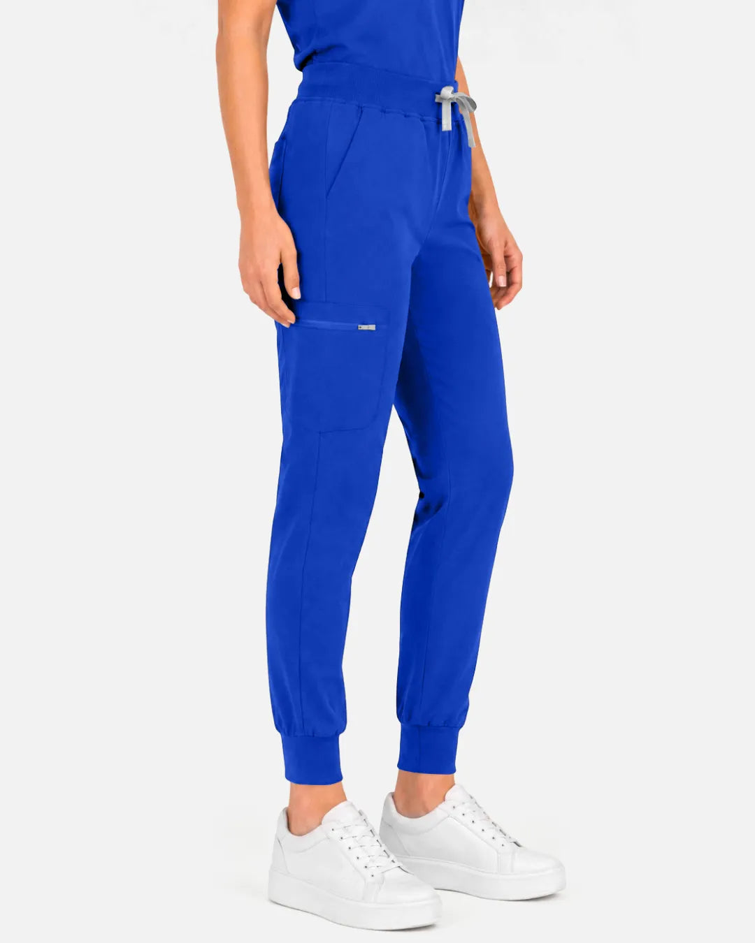 Royal Blue Eipnare Women's Multi-Pocket Jogger Scrub Pants - Stretch Medical Scrubs for Women