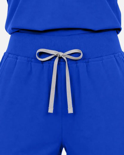 Royal Blue Eipnare Women's Multi-Pocket Jogger Scrub Pants - Stretch Medical Scrubs for Women