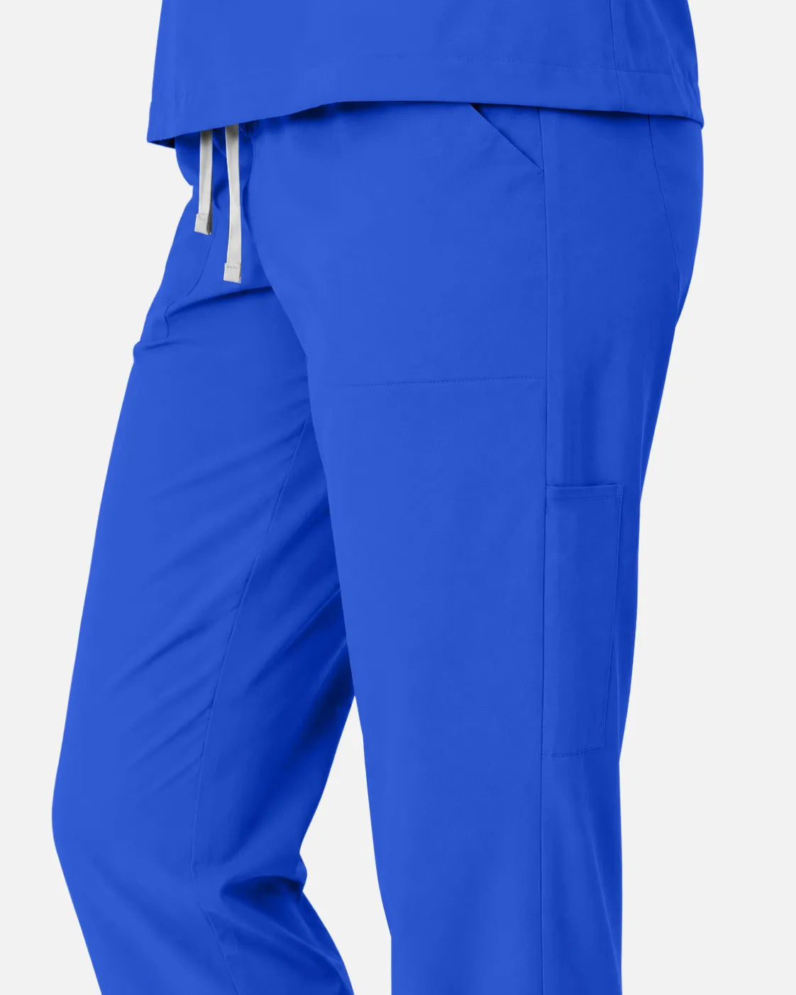 Royal Blue Eipnare Women's Slim Fit Tapered Cargo Scrub Pants - Stretch Medical Scrubs for Women