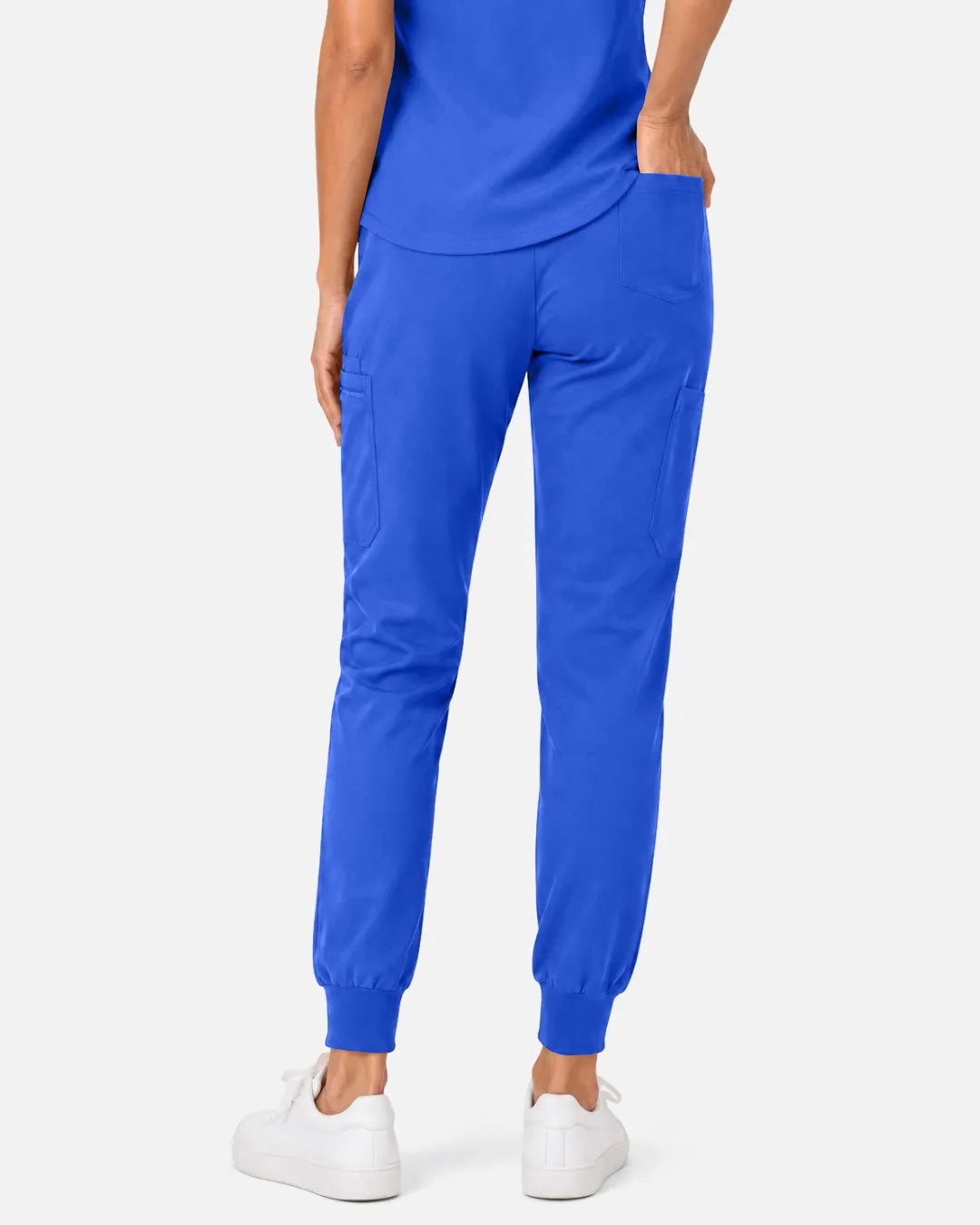 Royal Blue Eipnare Women's Cargo Jogger Scrub Pants - Stretch Medical Scrubs for Women