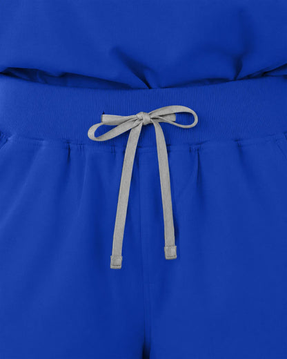 Royal Blue Eipnare Women's Straight-Leg Cargo Scrub Pants - Stretch Medical Scrubs for Women