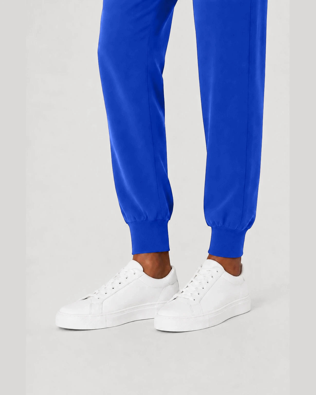 Royal Blue Eipnare Women's Sleeveless Mandarin Collar Jogger Scrub Set - Stretch Medical Scrubs for Women