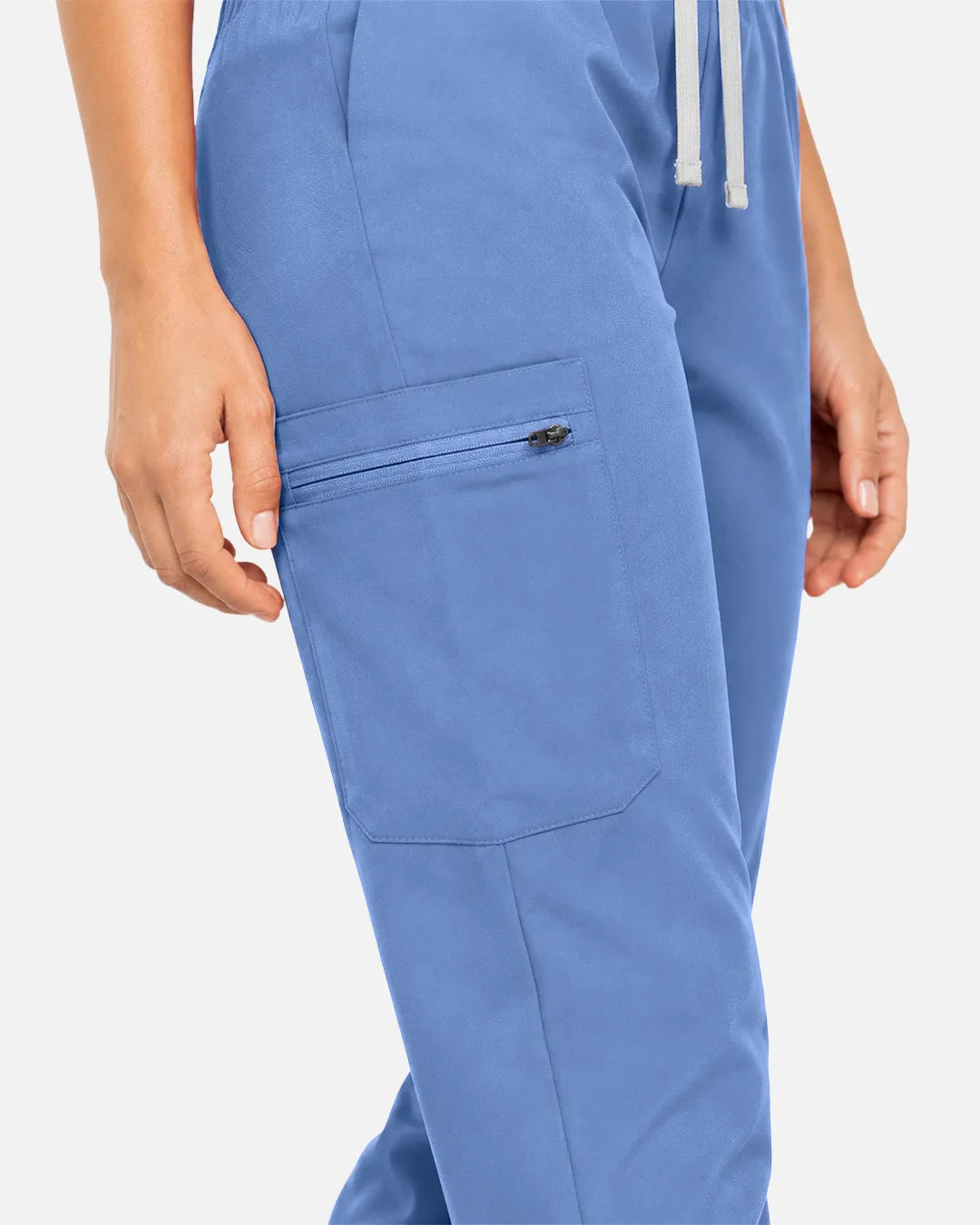 Ceil Blue Eipnare Women's Classic Jogger Scrub Pants - Stretch Medical Scrubs for Women