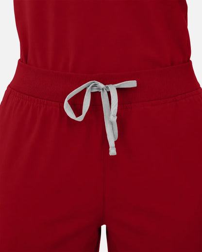 Wine Red Eipnare Women's Classic Jogger Scrub Pants - Stretch Medical Scrubs for Women